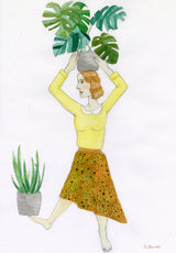 Plant Mum Poster och Canvastavla