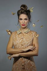 Lady Butterfly V Poster och Canvastavla