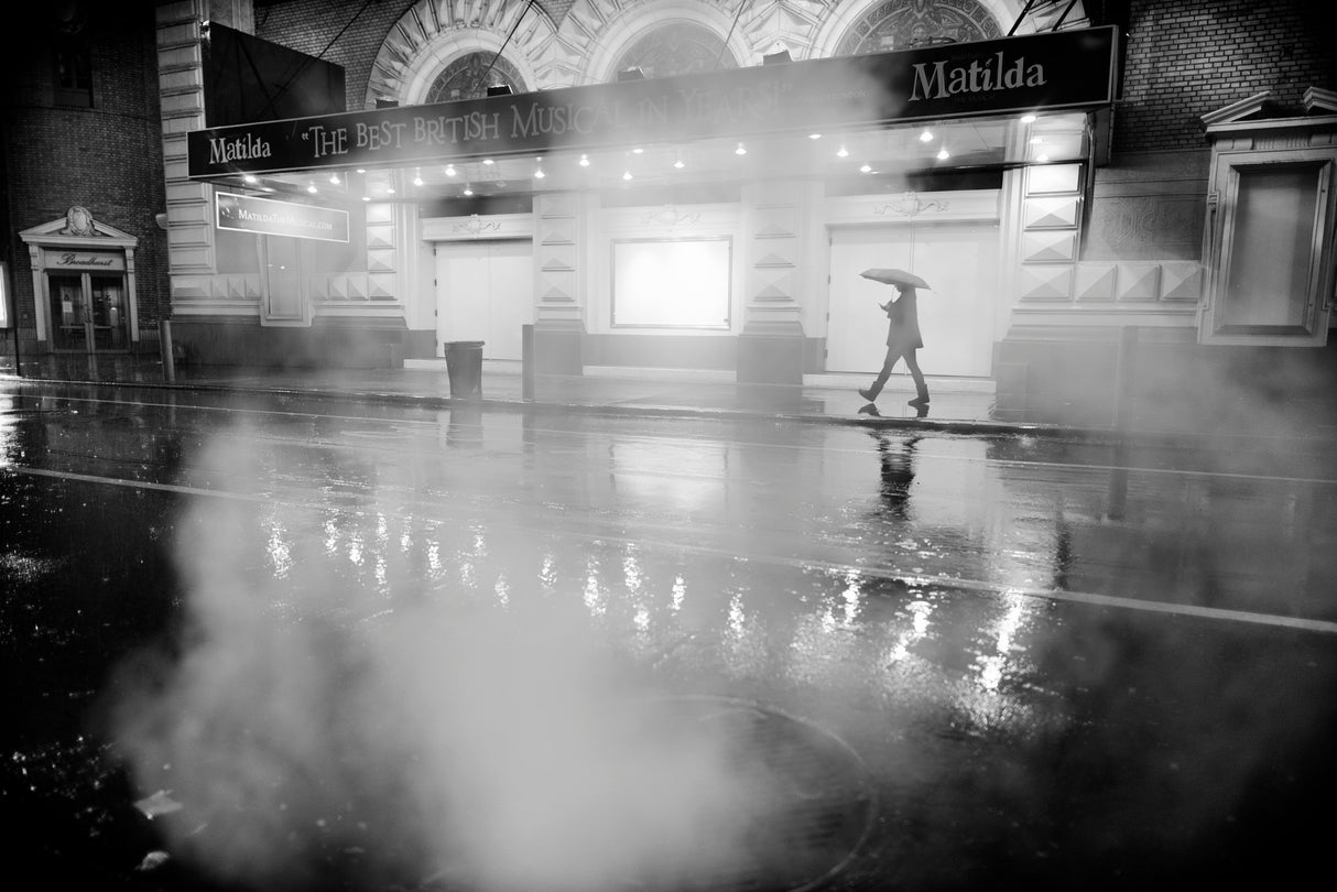 Manhattan Streets , New York City Poster och Canvastavla