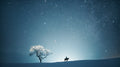 A starry night Poster och Canvastavla
