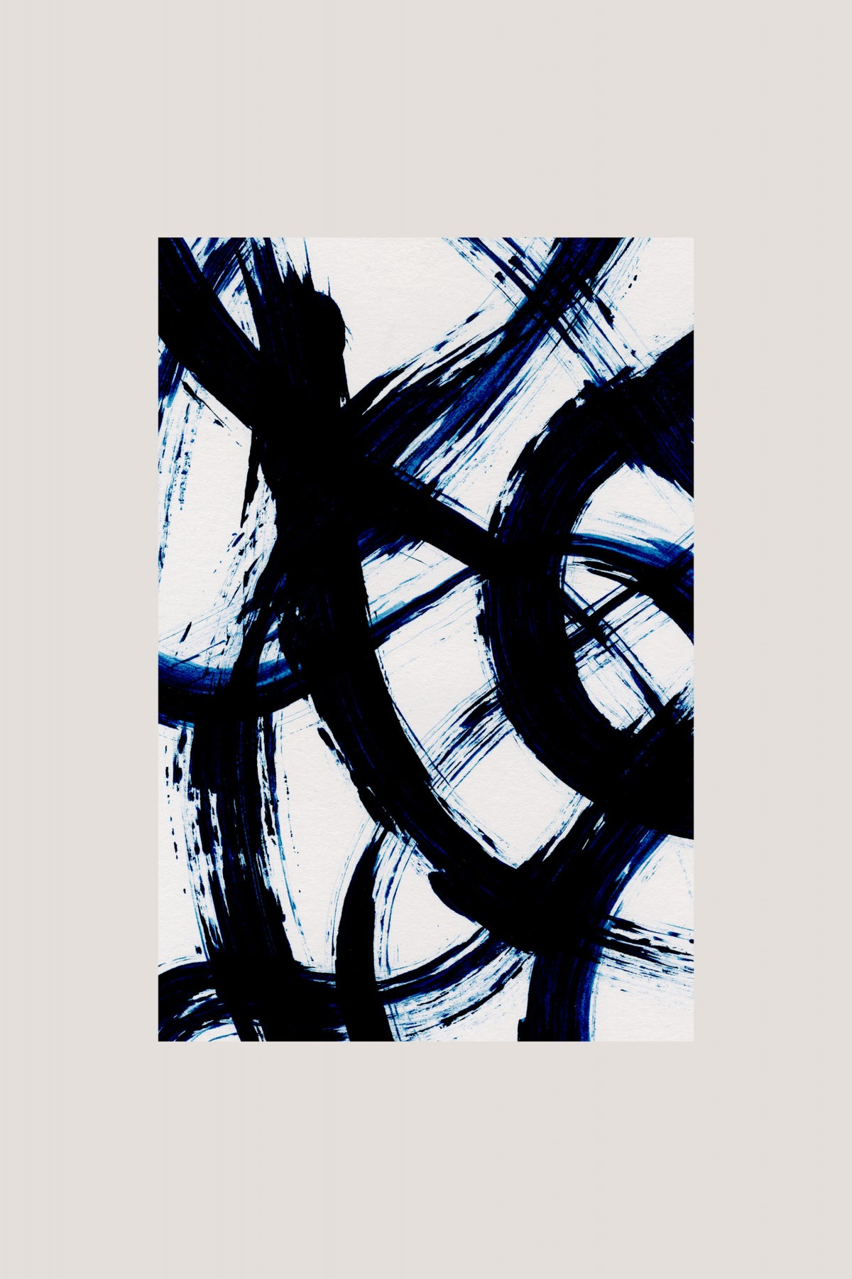 Abstract Brush Strokes 98 Poster och Canvastavla