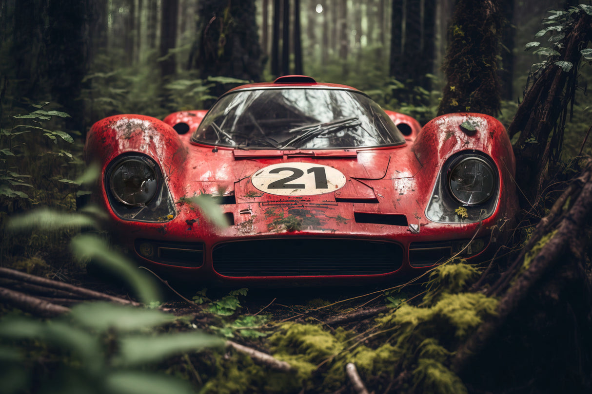 ForestCar Poster och Canvastavla