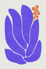 Purple Lily Flower Poster och Canvastavla