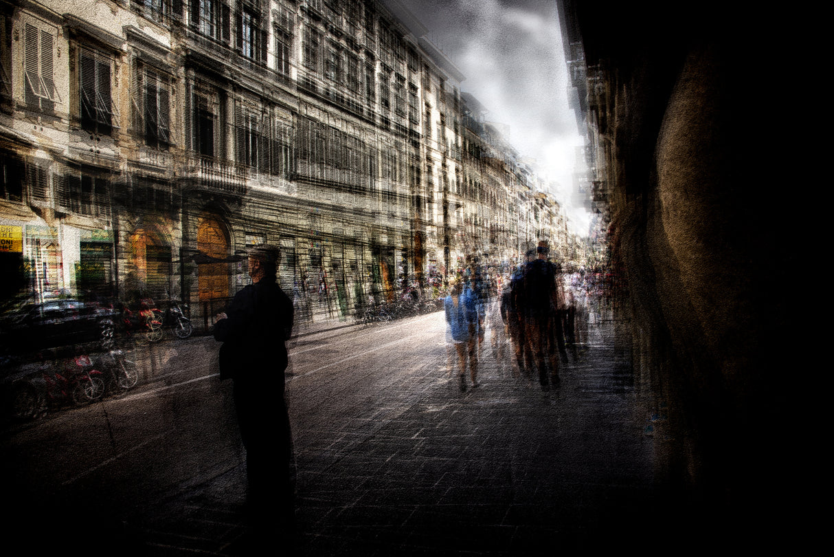 On the streets of Florence Poster och Canvastavla