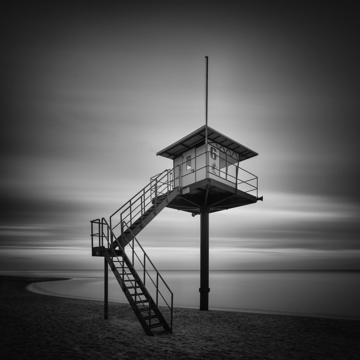 Lifeguard Tower Poster och Canvastavla