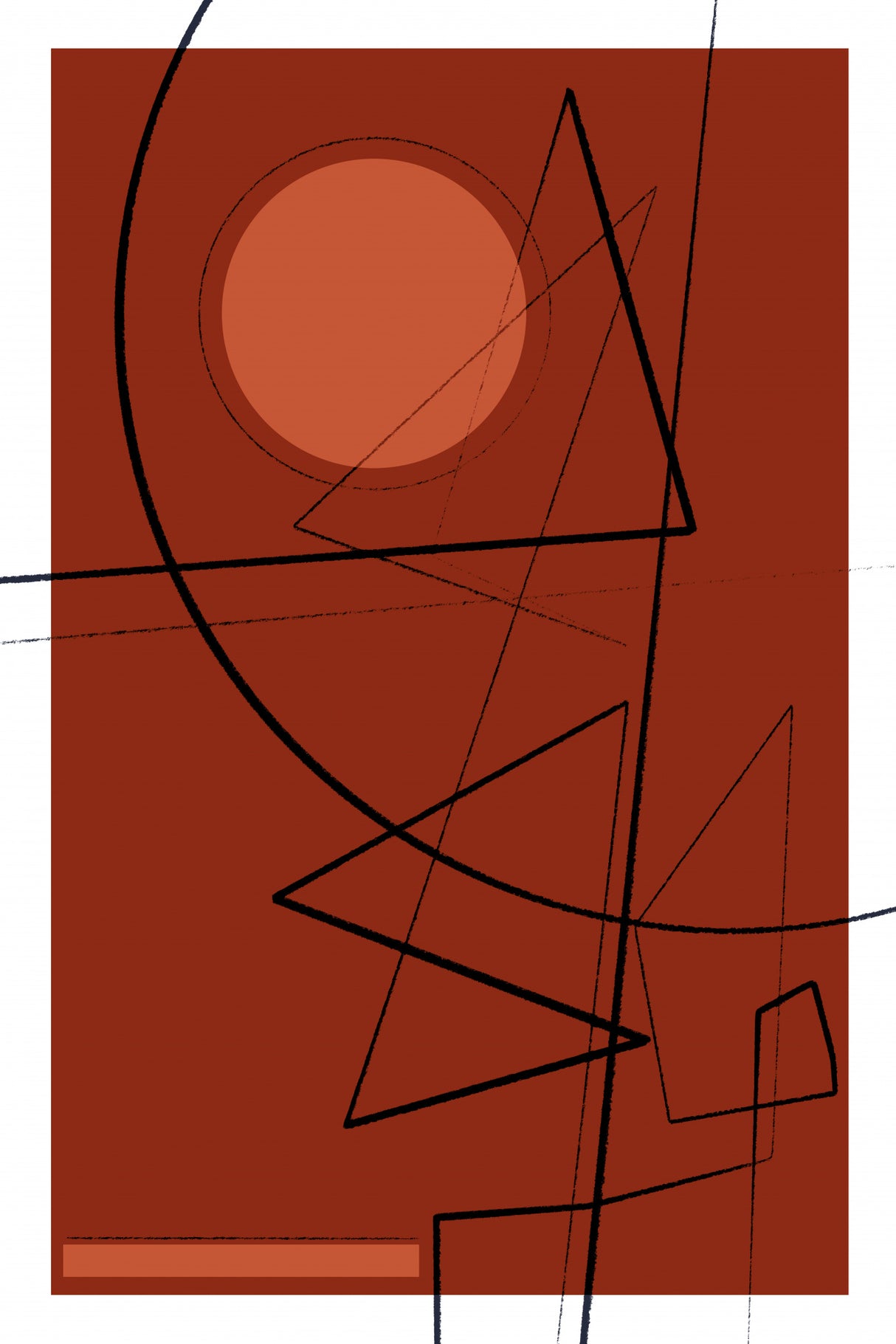 Angularlines No21 Poster och Canvastavla