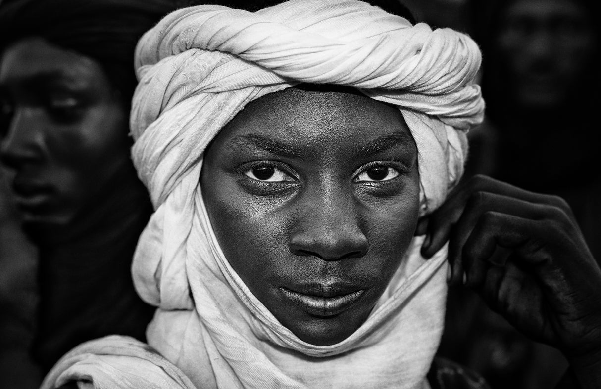 At the gerewol festival - Niger Poster och Canvastavla