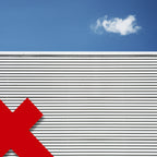 Red sign Poster och Canvastavla