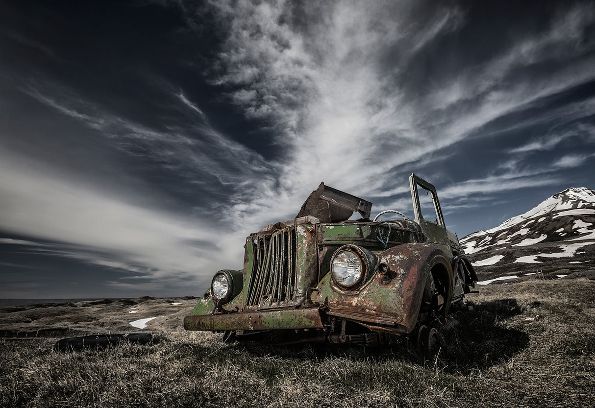 The Old Russian Jeep Poster och Canvastavla