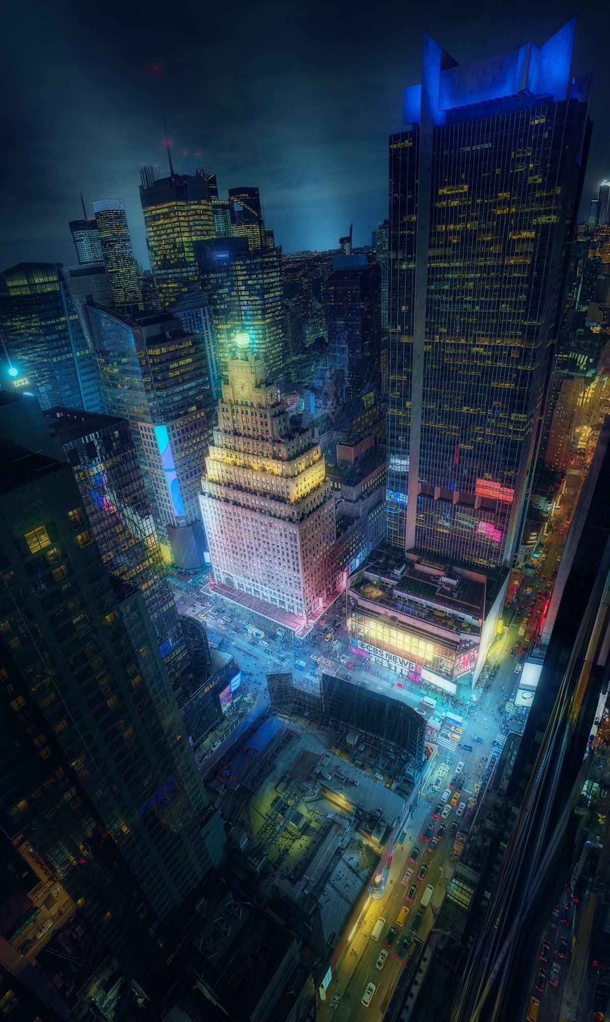 Time Square into The Spider-Verse Poster och Canvastavla