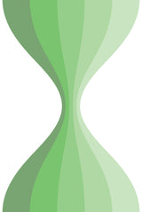 Wavy Green Poster och Canvastavla