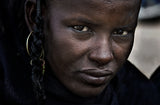Peul woman at the gerewol festival - Niger Poster och Canvastavla