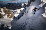 Drop into couloir Poster och Canvastavla