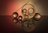 From the series "Experiments with glass" Poster och Canvastavla
