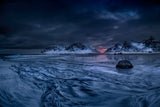 Skagsanden Beach Lofoten Poster och Canvastavla