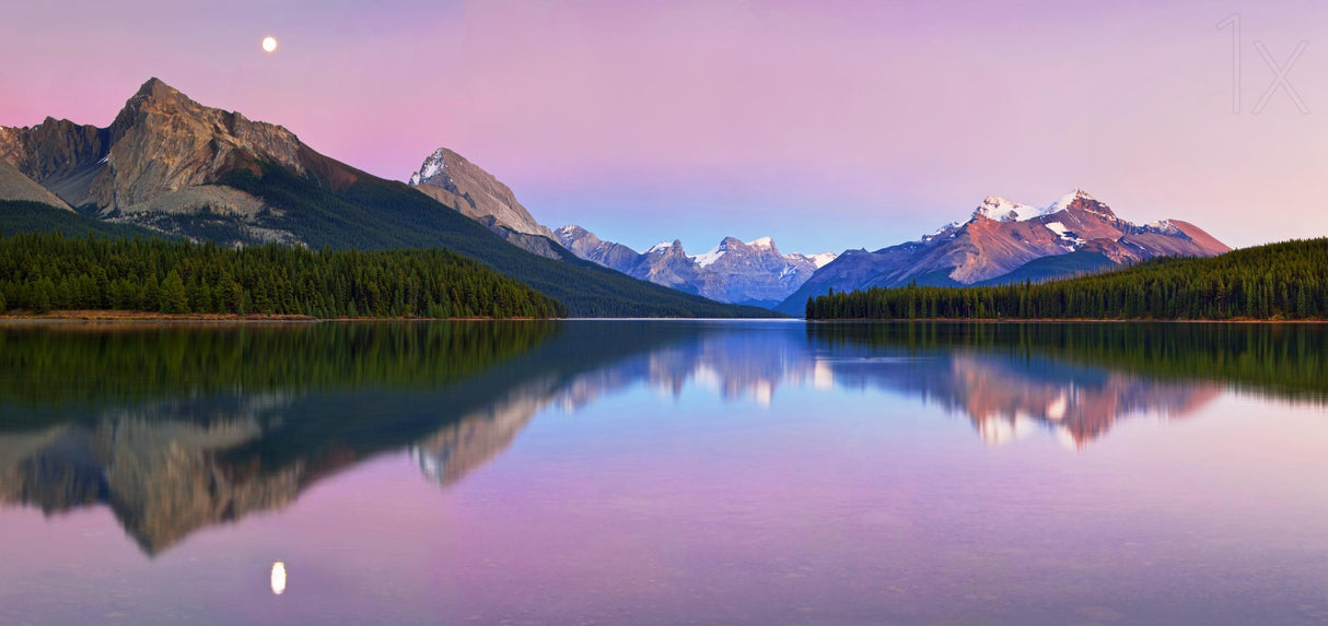 Maligne Lake Poster och Canvastavla