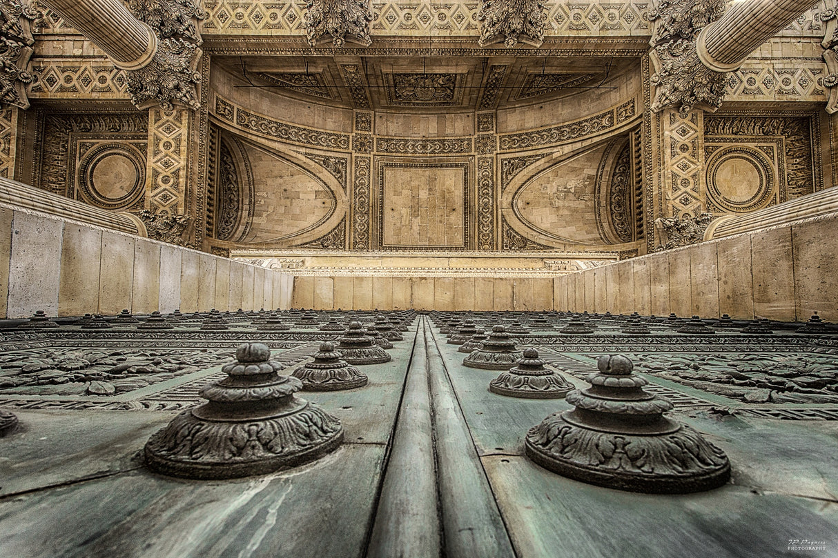 Panthéon Door. Poster och Canvastavla