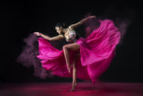 Dancing Pink Poster och Canvastavla