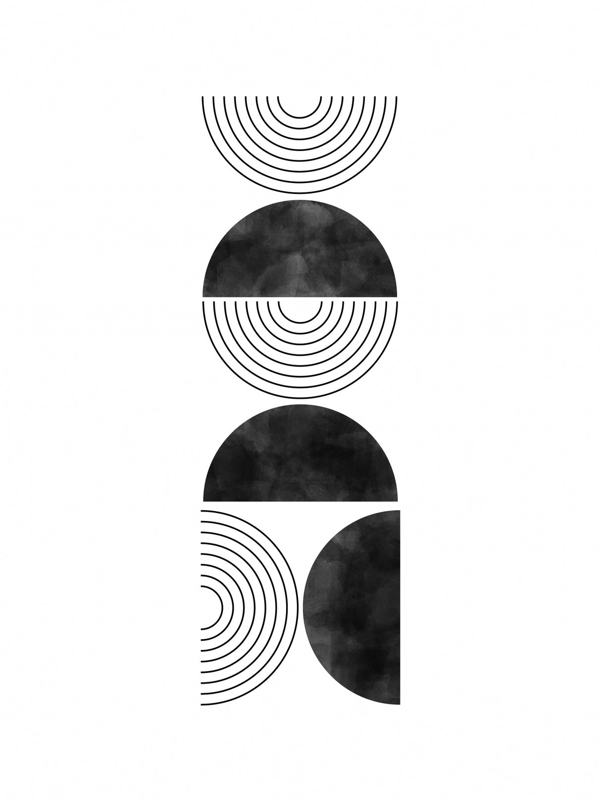 3x4 Aspectratioblackwhite24 Poster och Canvastavla