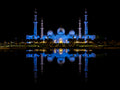 Sheik Zayed Mosque reflection, Abu Dhabi, UAE Poster och Canvastavla