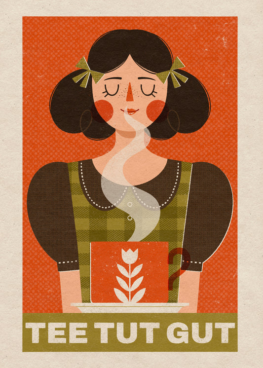 Tea Lover Poster och Canvastavla
