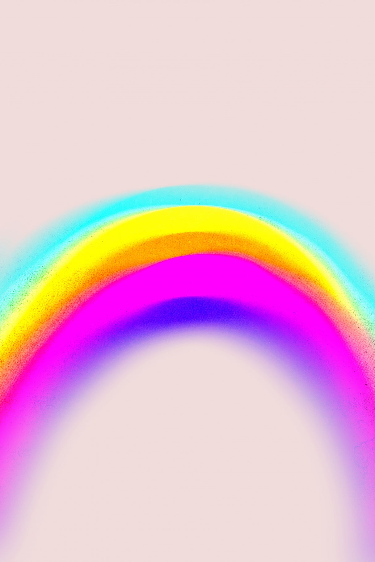 Space (Rainbow) No 5 Poster och Canvastavla