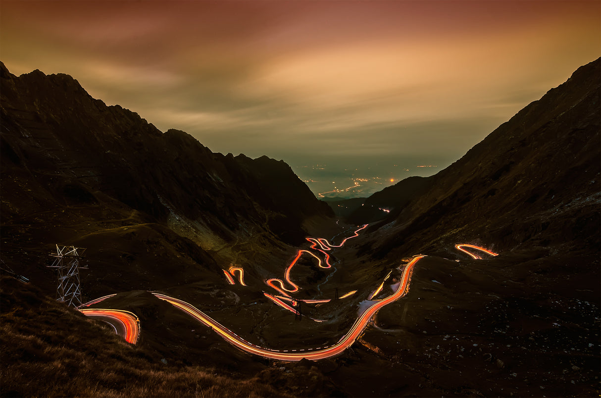 Transfagarasan road Poster och Canvastavla