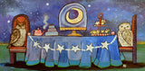 Moonlight Tea Party Poster och Canvastavla