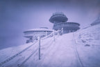 Winter in Space Station Poster och Canvastavla
