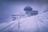 Winter in Space Station Poster och Canvastavla