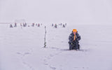 Ice Fishing Poster och Canvastavla