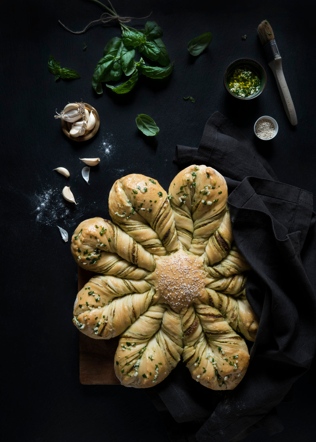 Holiday star bread Poster och Canvastavla