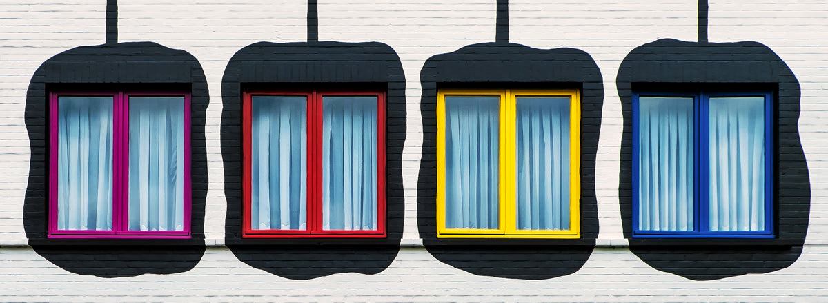 coloured frames Poster och Canvastavla
