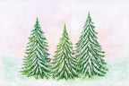 The snowy trees Poster och Canvastavla
