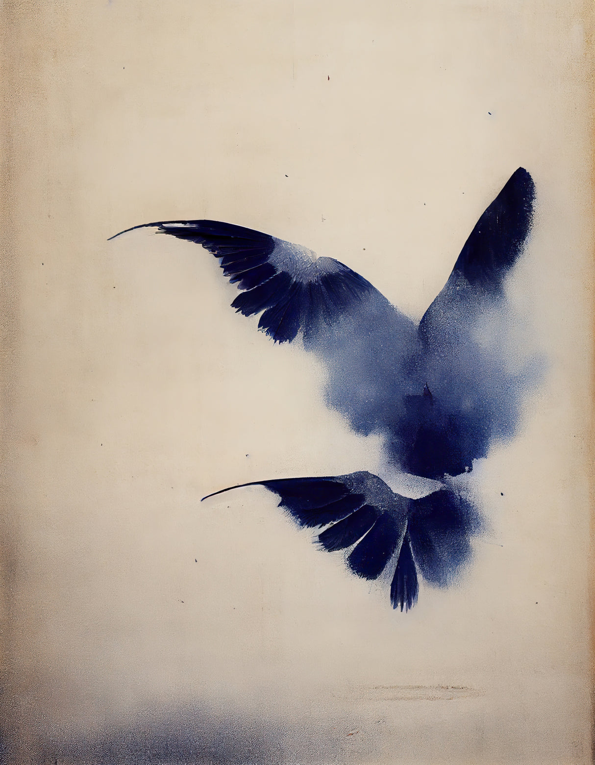 Indigo Bird Poster och Canvastavla