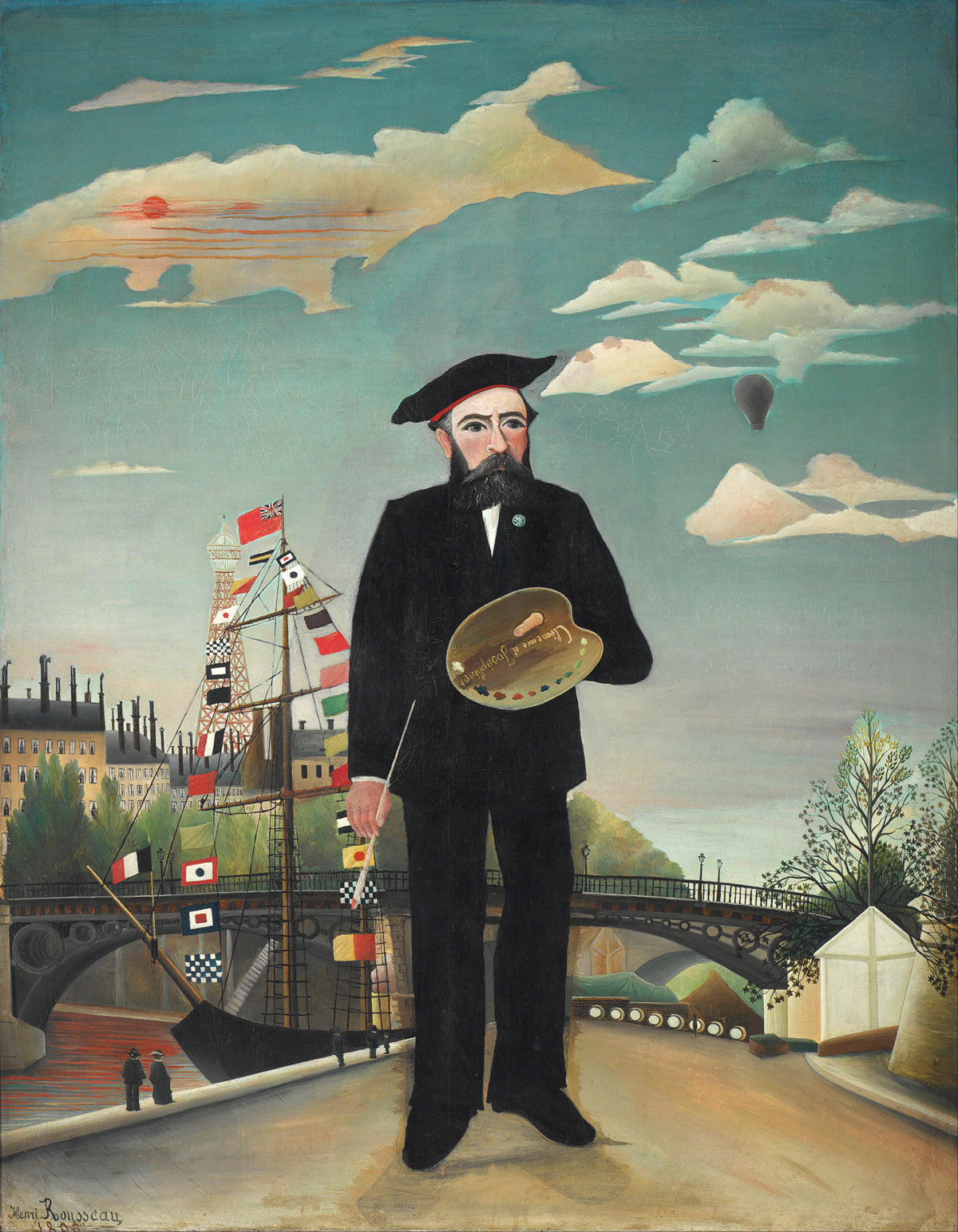 Self Portrait 1890 Poster och Canvastavla