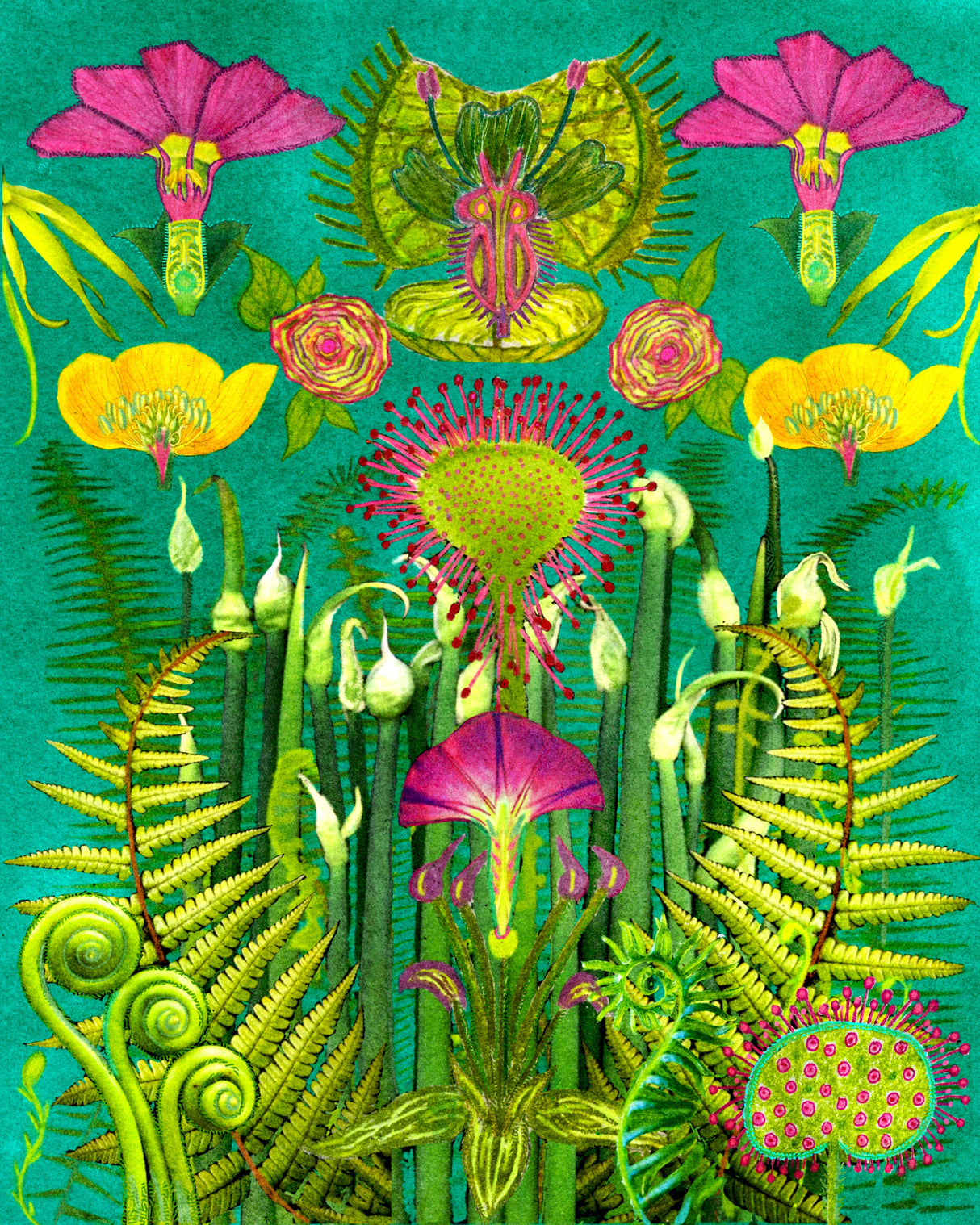 Electric Meadow.png Poster och Canvastavla