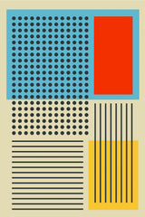 Geometric Expression #3 Poster och Canvastavla