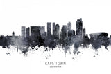 Cape Town South Africa Skyline Poster och Canvastavla
