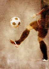 Football Soccer Sport Art 13 Poster och Canvastavla