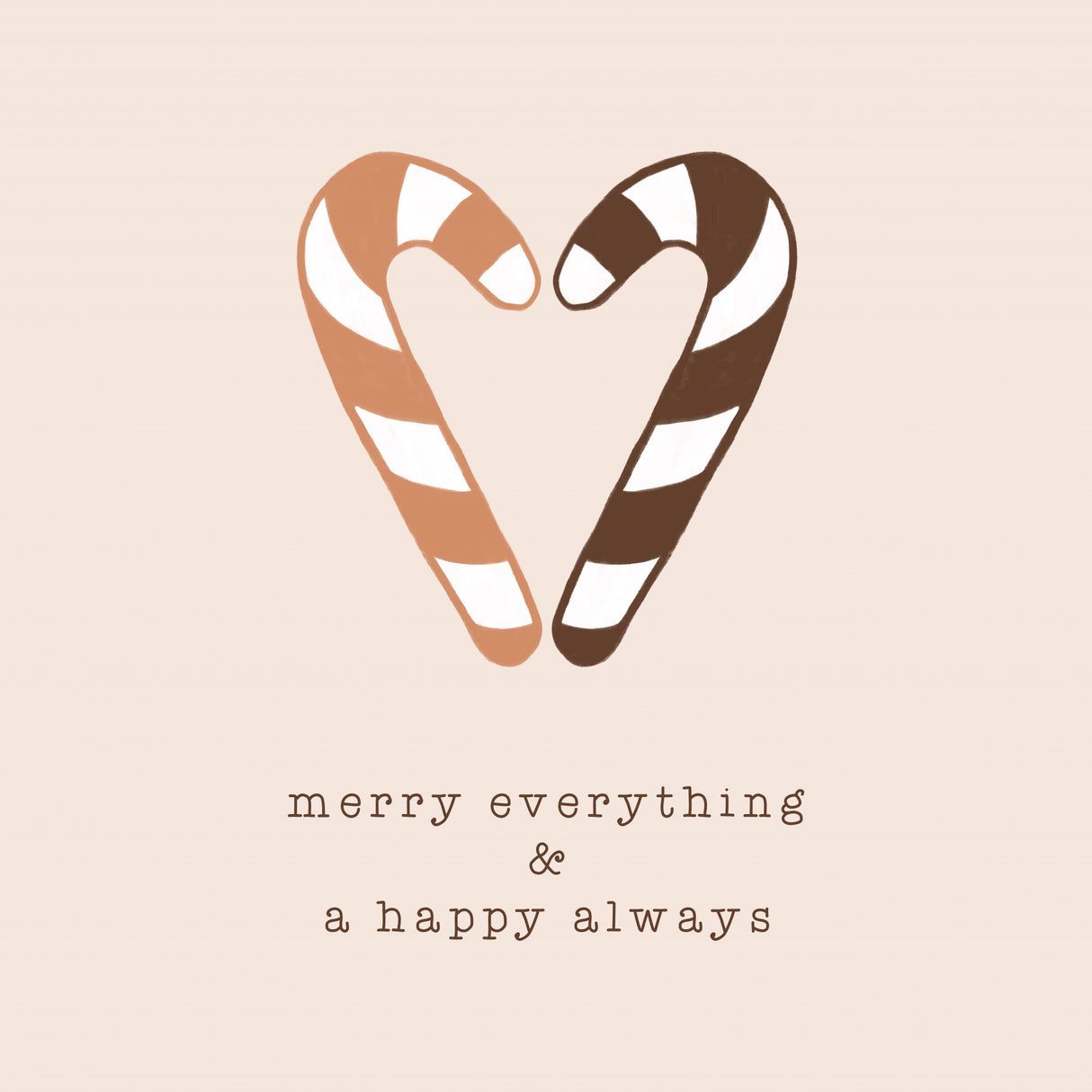 Merry Everything & a Happy Always Poster och Canvastavla