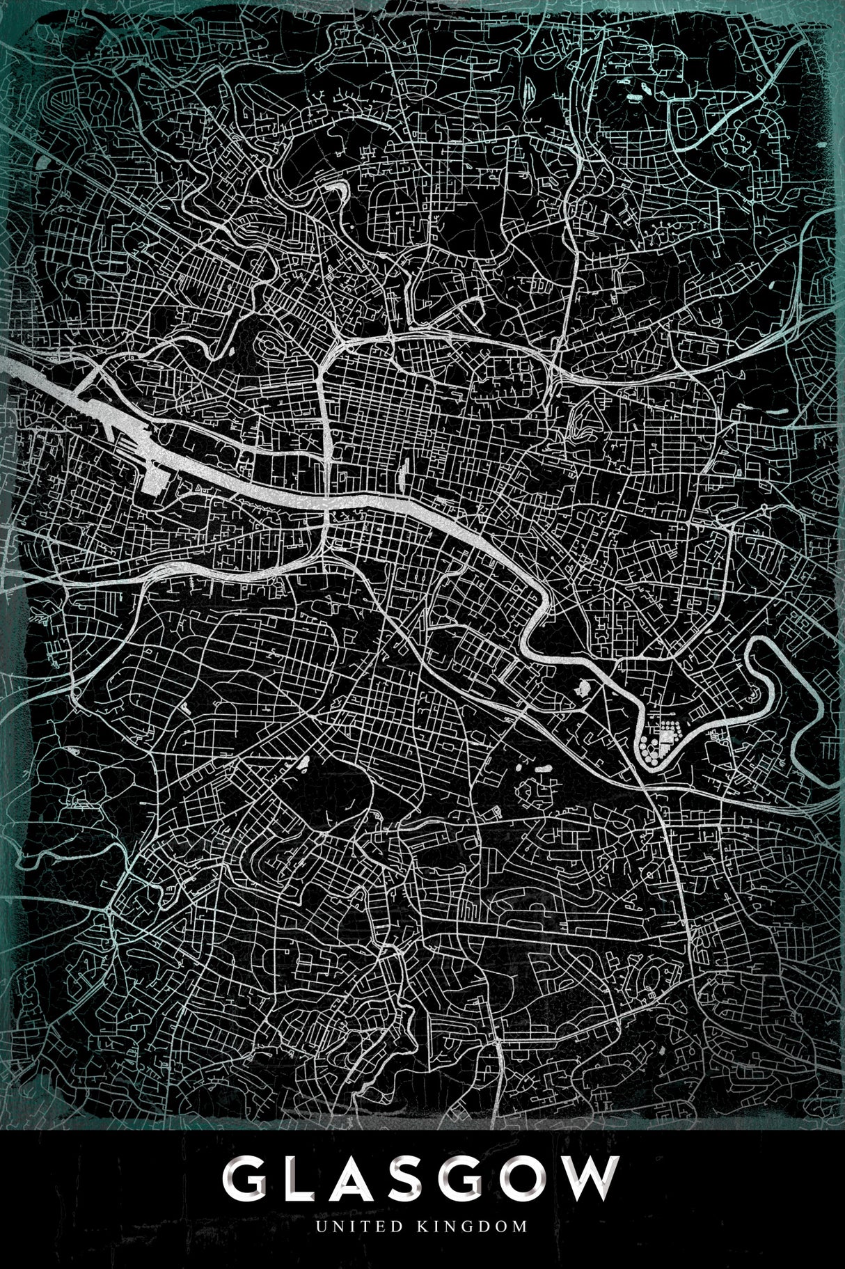 GLASGOW Poster och Canvastavla