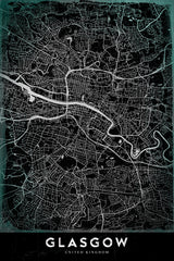 GLASGOW Poster och Canvastavla