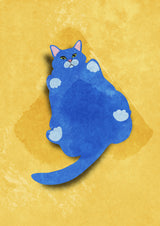 Fat Cat Poster och Canvastavla