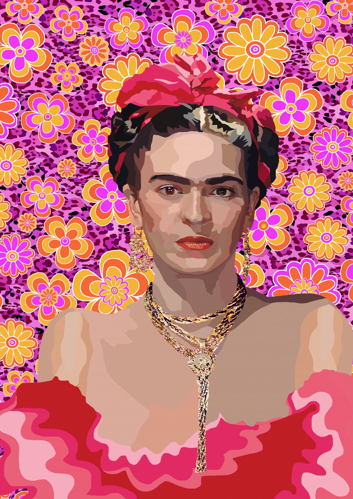 Frida Poster och Canvastavla