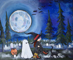 Halloweenparade Poster och Canvastavla