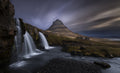 Kirkjufellsfoss falls Poster och Canvastavla