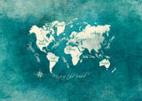 World map 34 Poster och Canvastavla