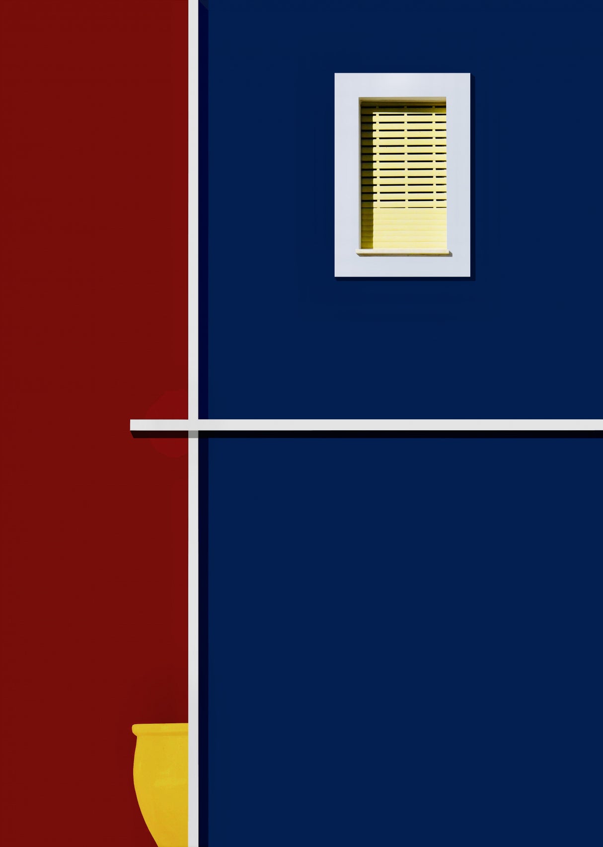 The yellow vase. Poster och Canvastavla