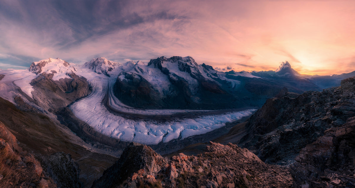 The Gorner Glacier Poster och Canvastavla